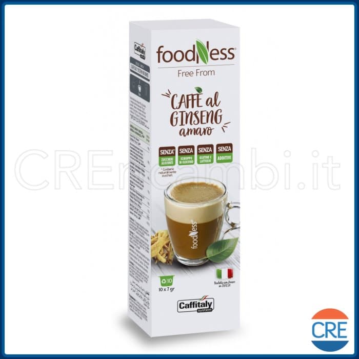 Bevanda Caffè al Ginseng Amaro 10 Capsule FoodNess per Caffitaly System - 2
