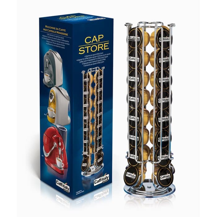 Porta Capsule, Colonna Verticale Girevole, Caffitaly System, 32 posti - 2