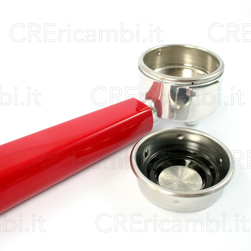 Portafiltro 2 tazze e Adattatore Cialda per Retrò 1388 - 2
