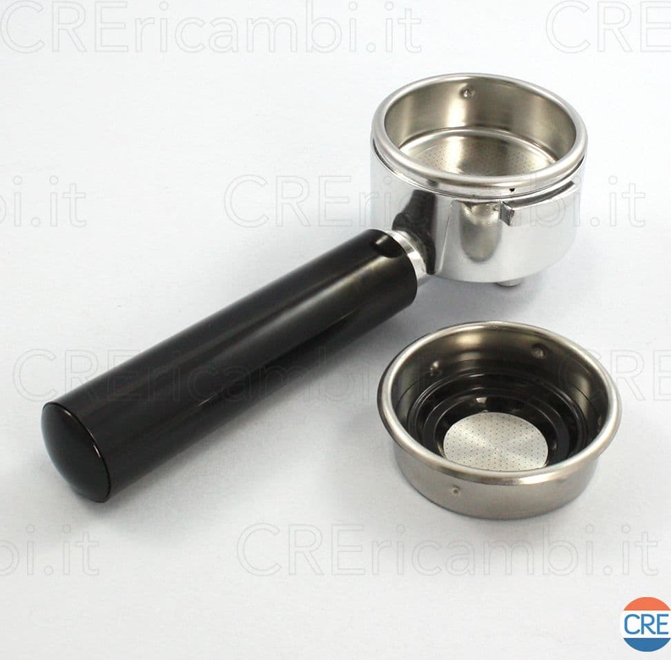 Portafiltro 2 Tazze e Adattatore Cialde per Moka Aroma 1337A, Retrò 1388A – Ariete – cucina