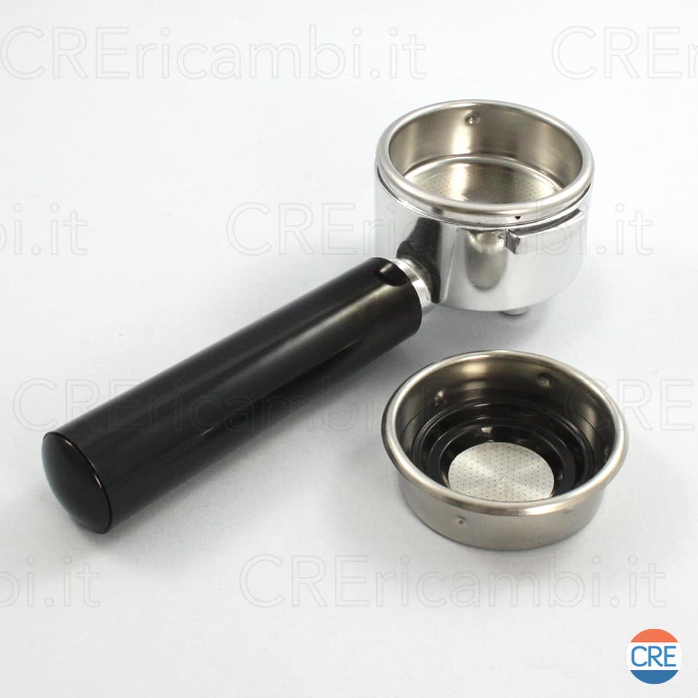 Portafiltro 2 Tazze e Adattatore Cialde per Moka Aroma 1337A, Retrò 1388A - 2