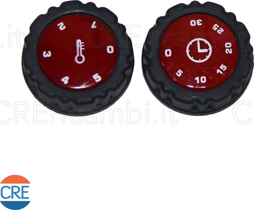 Manopole Selezione Temperatura e Timer per Forno Da Gennaro 905, 909 – Ariete – orologio