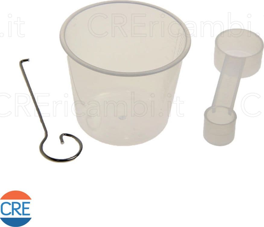 Kit Accessori con Bicchierino Dosatore, Misurino e Gancio Estrattore per Macchina Pane – Ariete – cucina