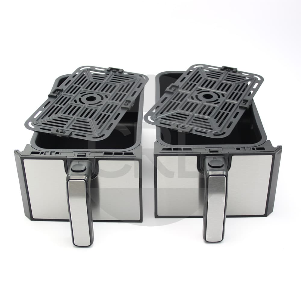 2 Contenitori con Manico per Airy Fryer Dual 4624 - 2