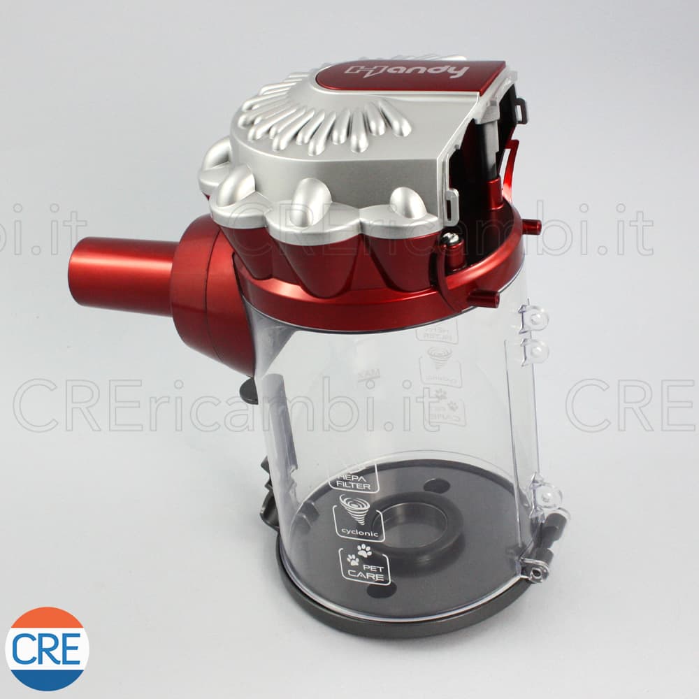 Contenitore Polvere Rosso con Coperchio per HandyForce 2761 - 2