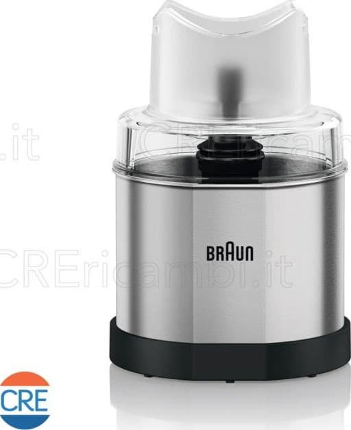 MQ60 Accessorio EasyClick Macinacaffe, Granaie e Spezie – Braun – arancione