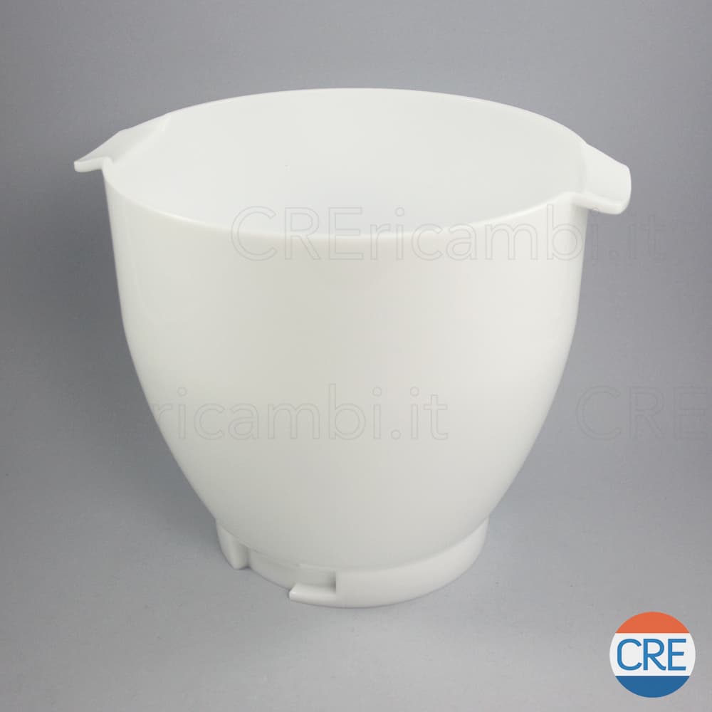 Ciotola Plastica Bianca 6,7 Lt per Cooking Chef, Major, KMM770, KMM760, AT957 - 2