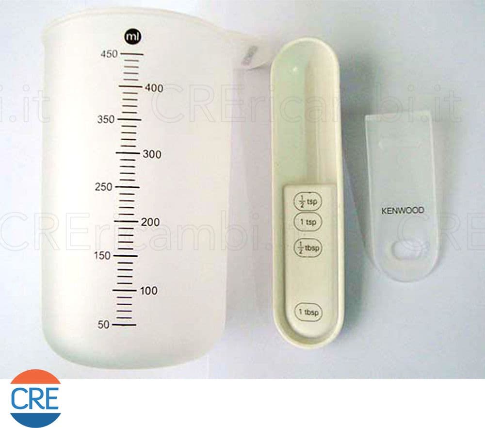 Bicchiere e Misurino per Macchina Pane BM250, BM260, BM350, BM450, BM900 – Kenwood – bianco
