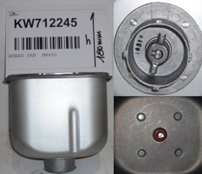 Cestello Smaltato (Attacco Tipo1) per Macchina Pane BM350, BM450 – Kenwood – grigio