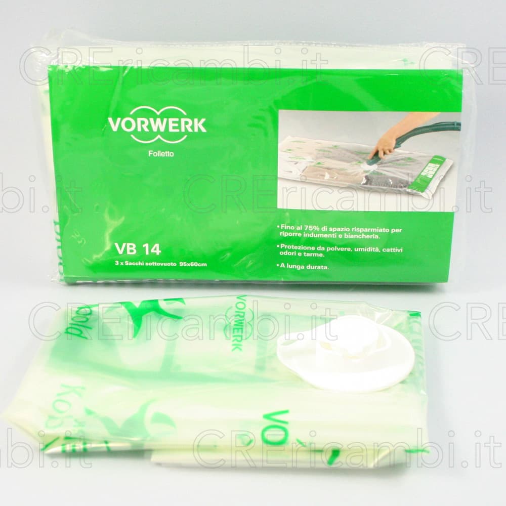 Sacchi Sottovuoto x3, 60x95 cm Folletto Vorwerk - 2