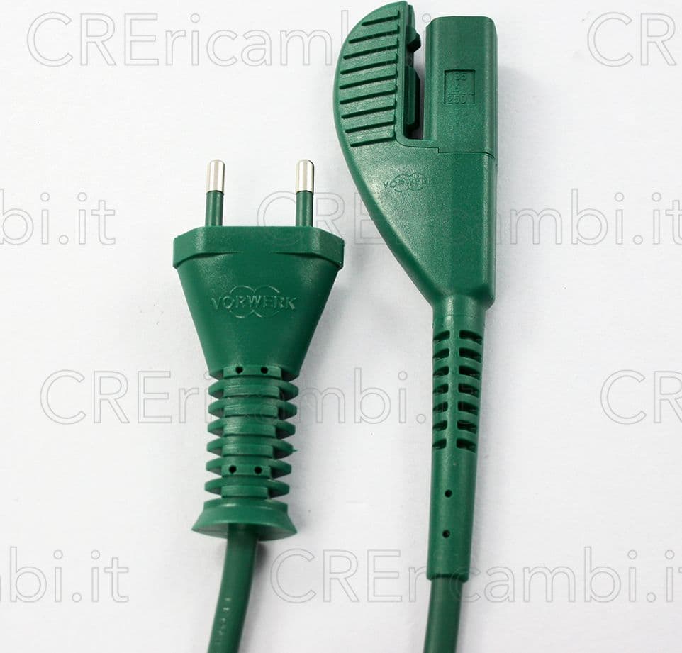 Cavo Alimentazione 7m per Folletto VK135, VK136 – Vorwerk – verde