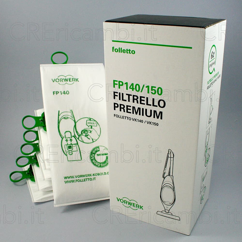 Sacchetti Filtrelli Premium x6 per Folletto VK140, VK150 - 2