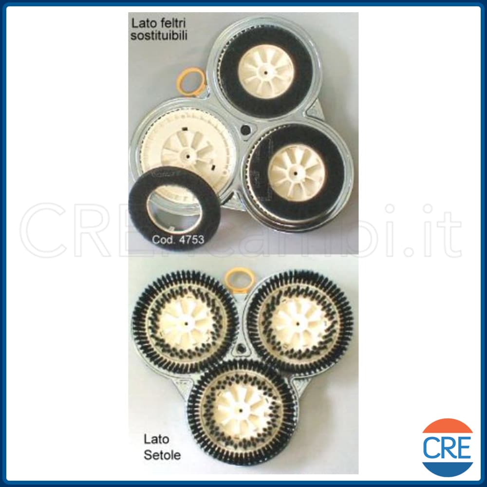 Modulo Pecari Superfici Dure per Lucidatrice Pulilux PL515 - 2