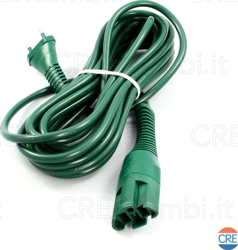 Cavo Alimentazione Verde per Folletto VK130, VK131 – Vorwerk – elettronica
