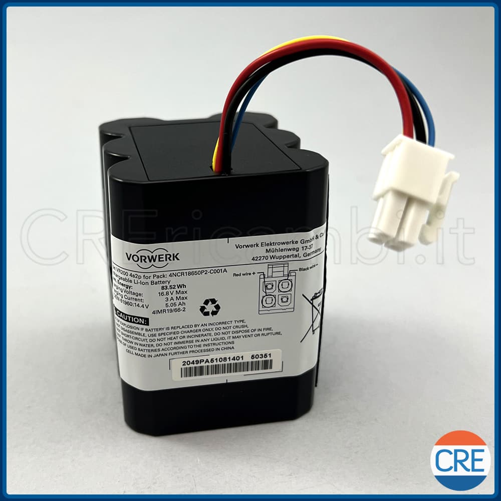 Batteria per Robot Aspirapolvere VR200 Folletto - 2