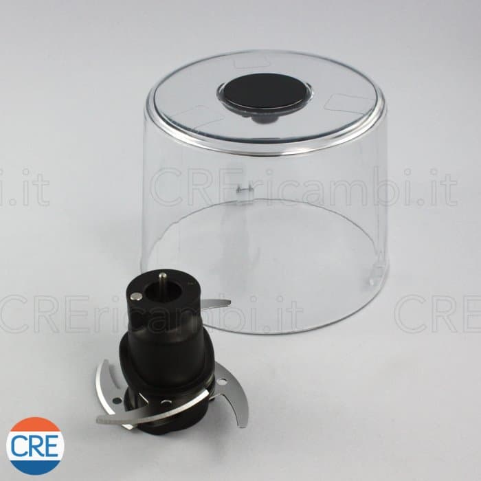 Coperchio e Lama (Nuova Versione) per Tritatutto F6102 CH3000 - 2