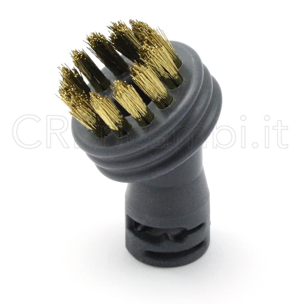 Spazzolino Tondo Setole Ottone per Vaporetto Go, Xsteam, Handy20, First, Lux, Diffusion - 2