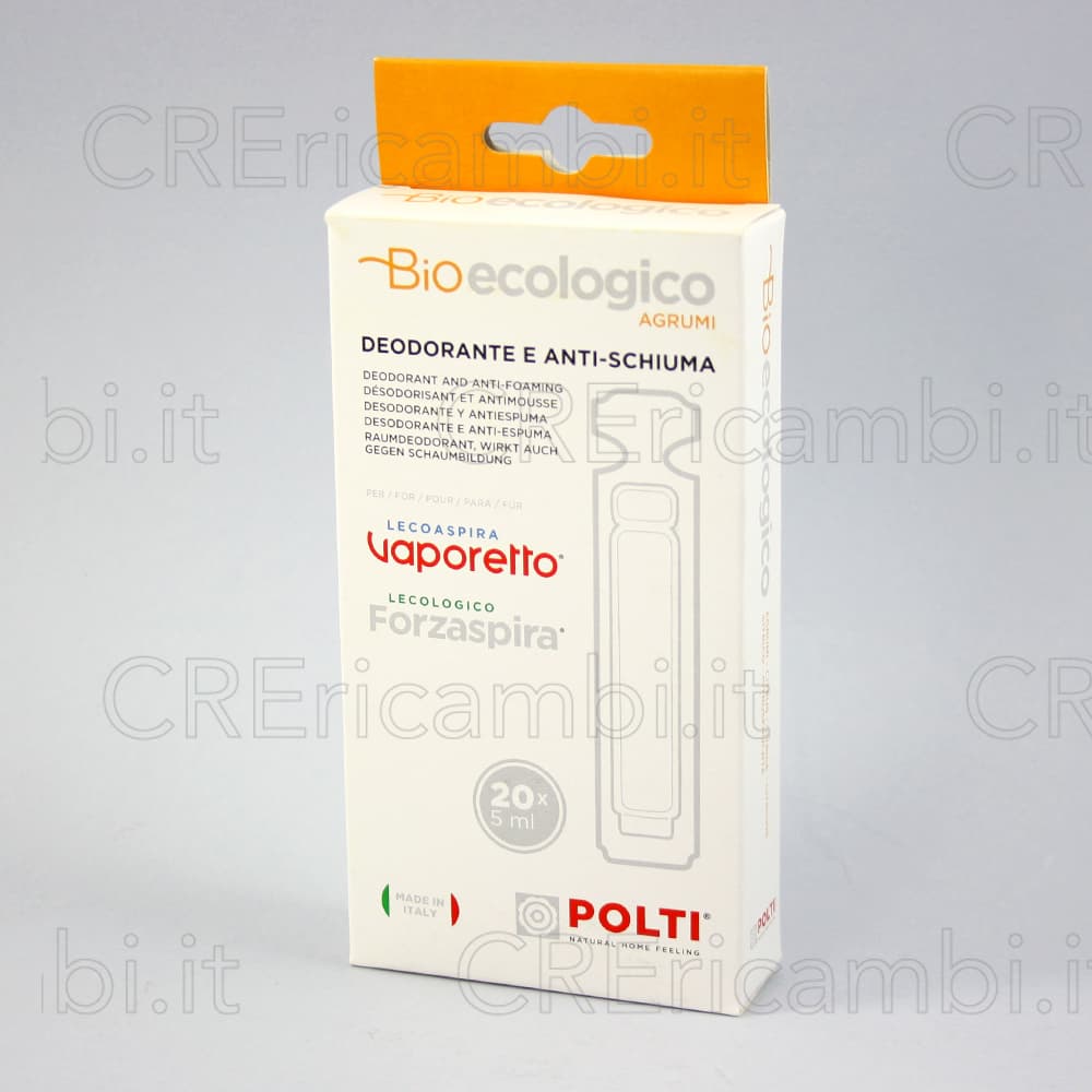 Deodorante e Antischiuma, Bioecologico Agrumi per Vaporetto Lecoaspira, Lecologico, Aspiro Vapor - 2