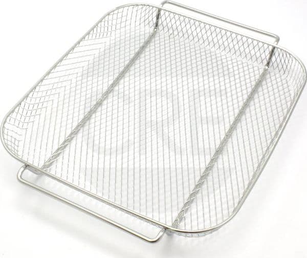 Vassoio Retinato Acciaio Inox con Manici per S2001 FriggiLeggero – Imetec – letto