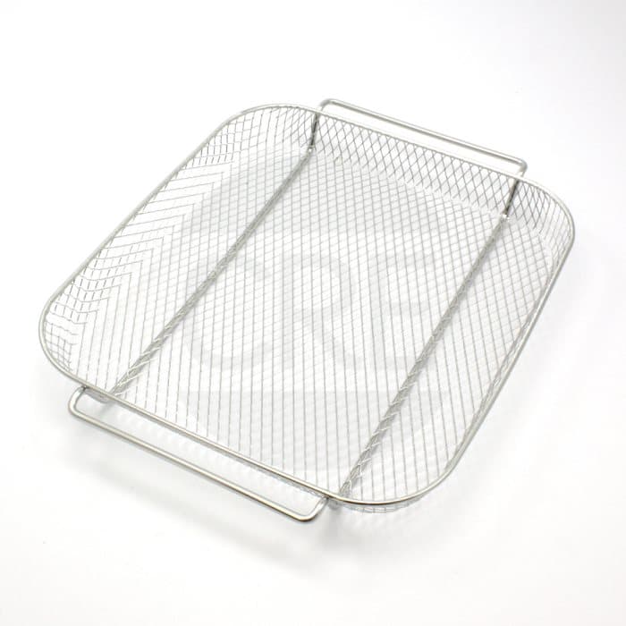 Vassoio Retinato Acciaio Inox con Manici per S2001 FriggiLeggero - 2
