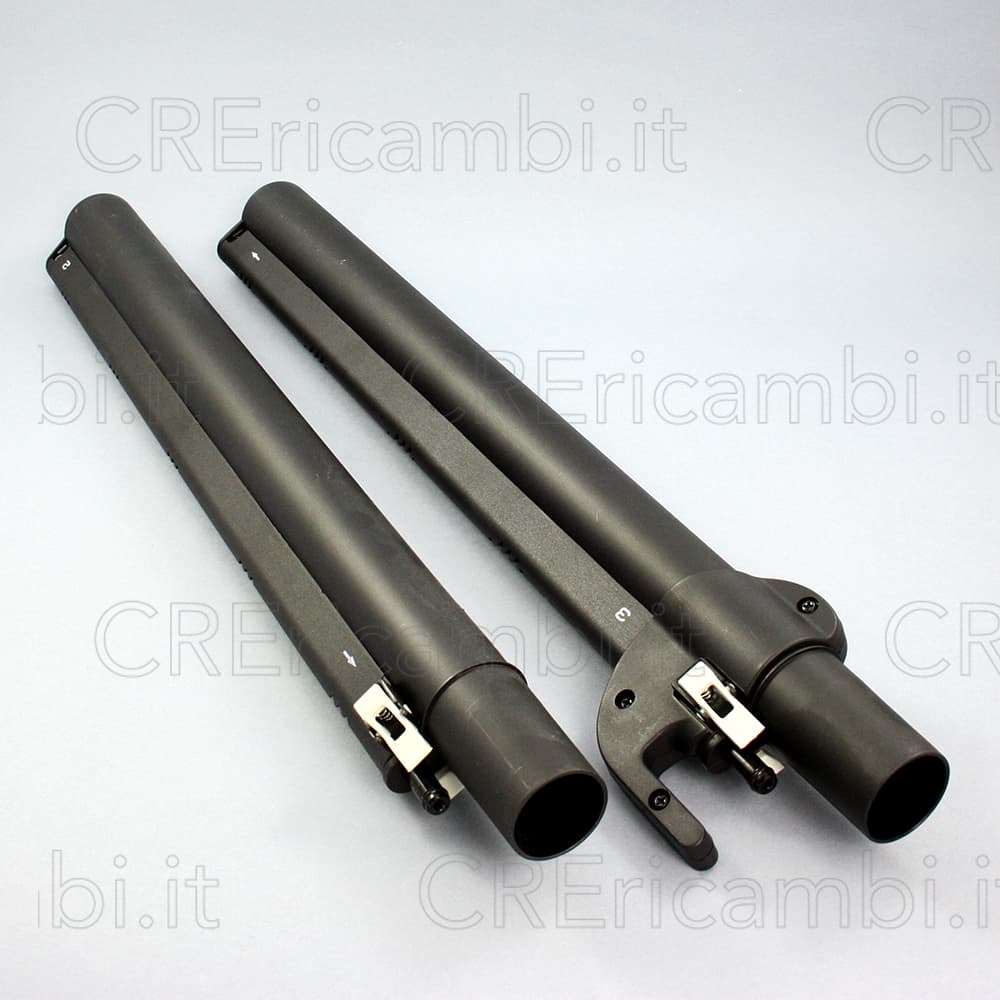 Coppia Tubi Rigidi Attacco CLIP per Lecoaspira 690, 700, 710, 720, 900, 910, Friendly - 2