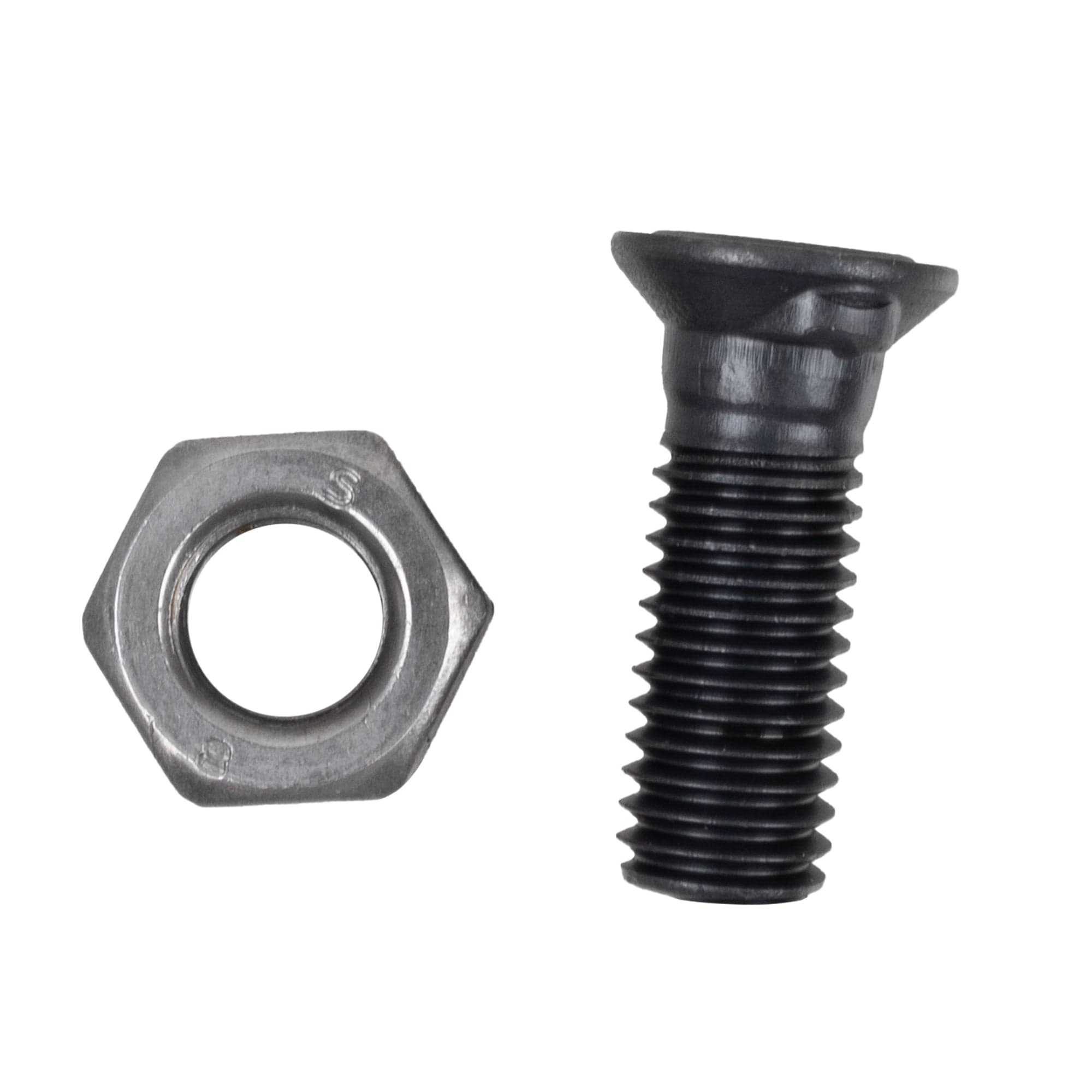 Bullone M10x30 con nasello testa piccola confezione da 25 pezzi - 2