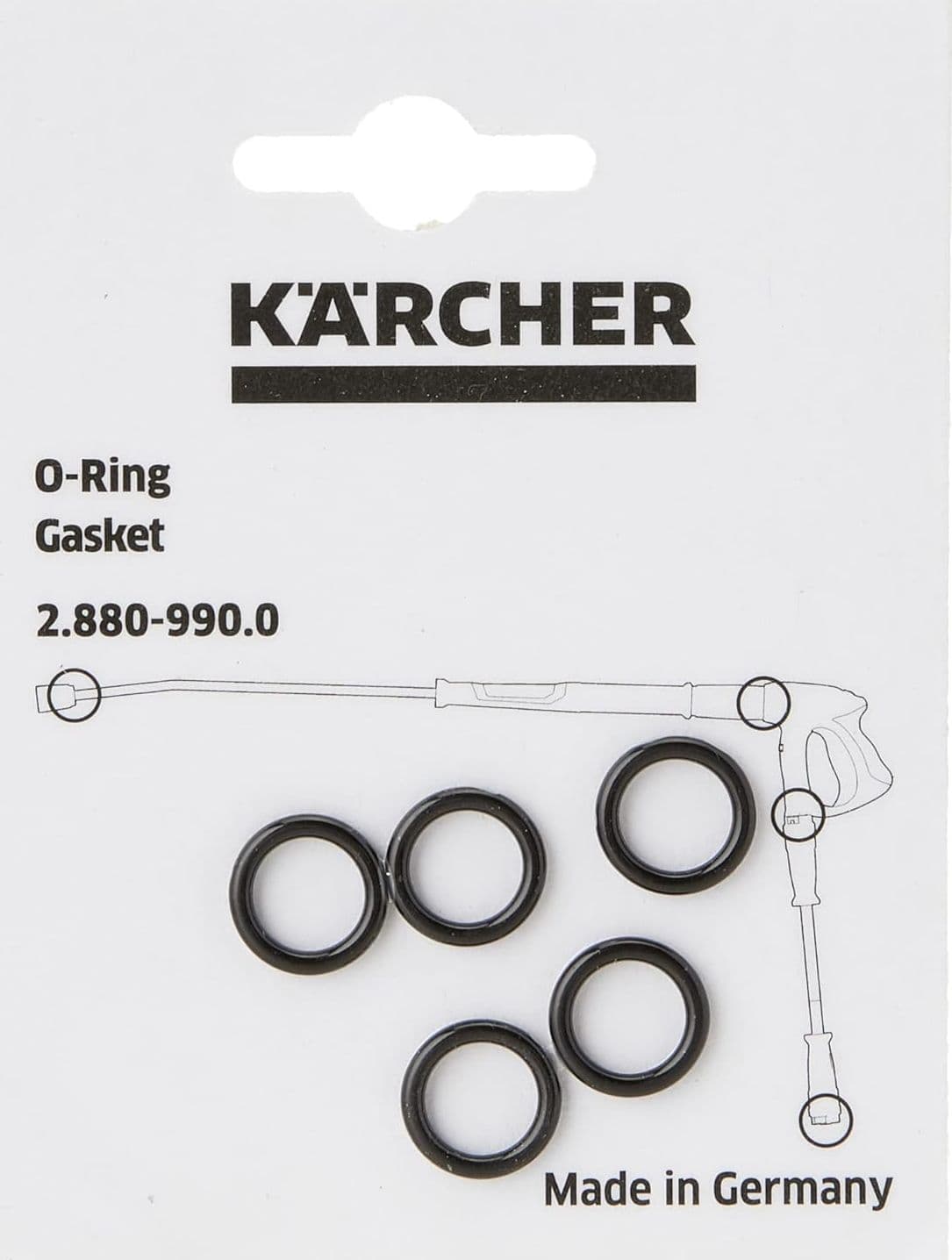 Set 5 Guarnizioni O-ring per Lancia Idropulitrice – Karcher – gioiello