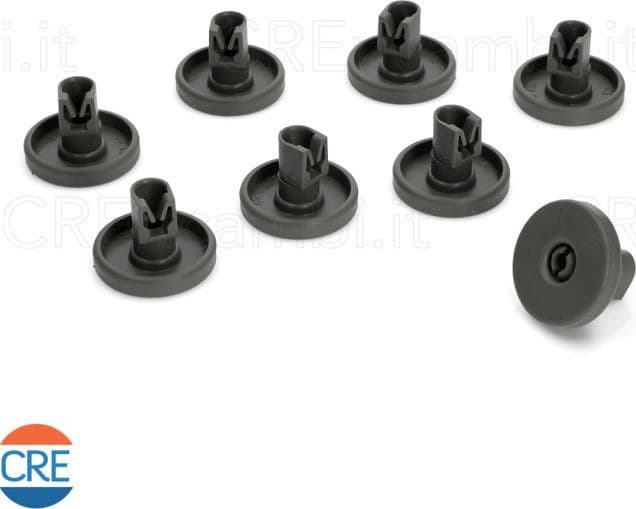 Ruote Grandi x8 Cestello Inferiore per Lavastoviglie AEG, ELECTROLUX, ZANUSSI – cucina