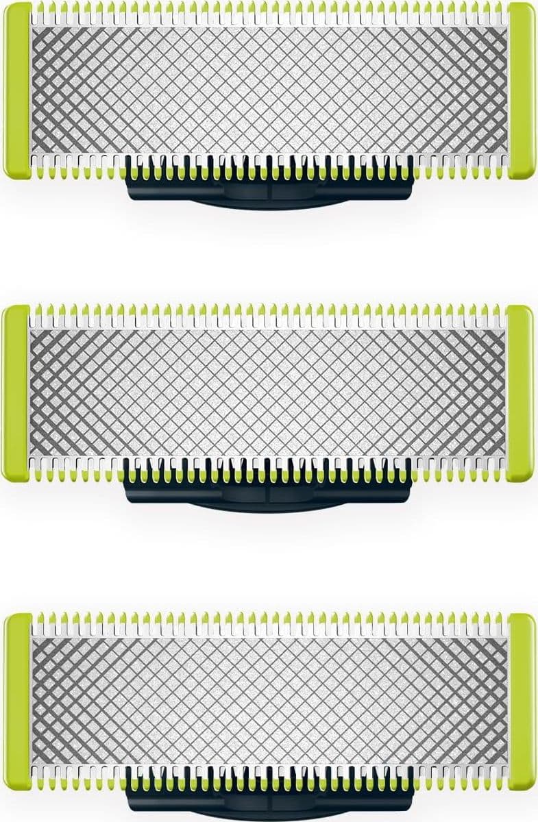 Lama Ricambio OneBlade 3 pezzi per QP25, QP26, OneBlade Pro QP65, QP66 – Philips – tessuto