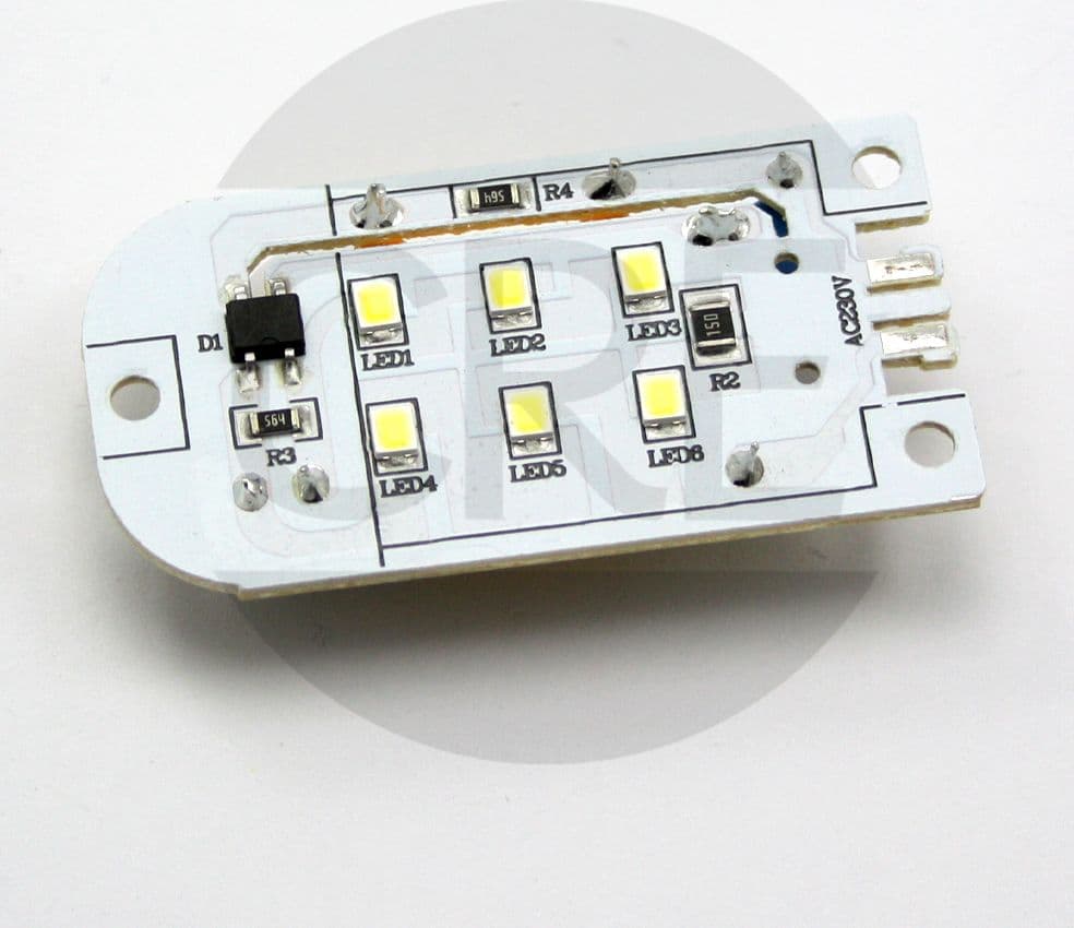 Scheda Lampadina Luce Led BDL 220V per Frigorifero Atlantic, Bauknecht, Indesit, Ignis, Sharp, Smeg, Vestel, Whirlpool –