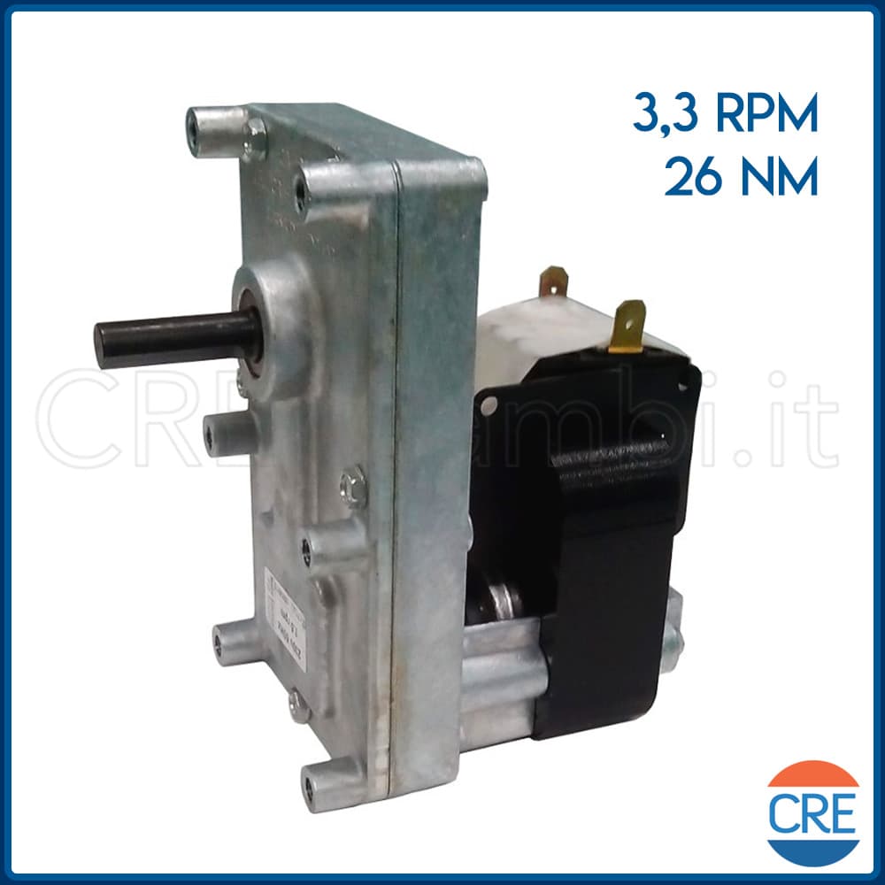 Motoriduttore T3 3,3rpm 26Nm per Stufe a Pellet Cadel, MCZ, Red - 2