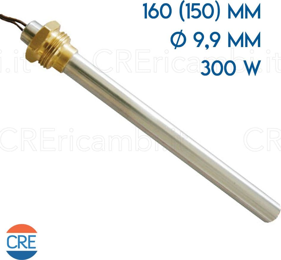 Resistenza accensione 160mm 300W per Stufa Pellet Ungaro, Vibrok, Lincar – Stufe a Pellet – lampada