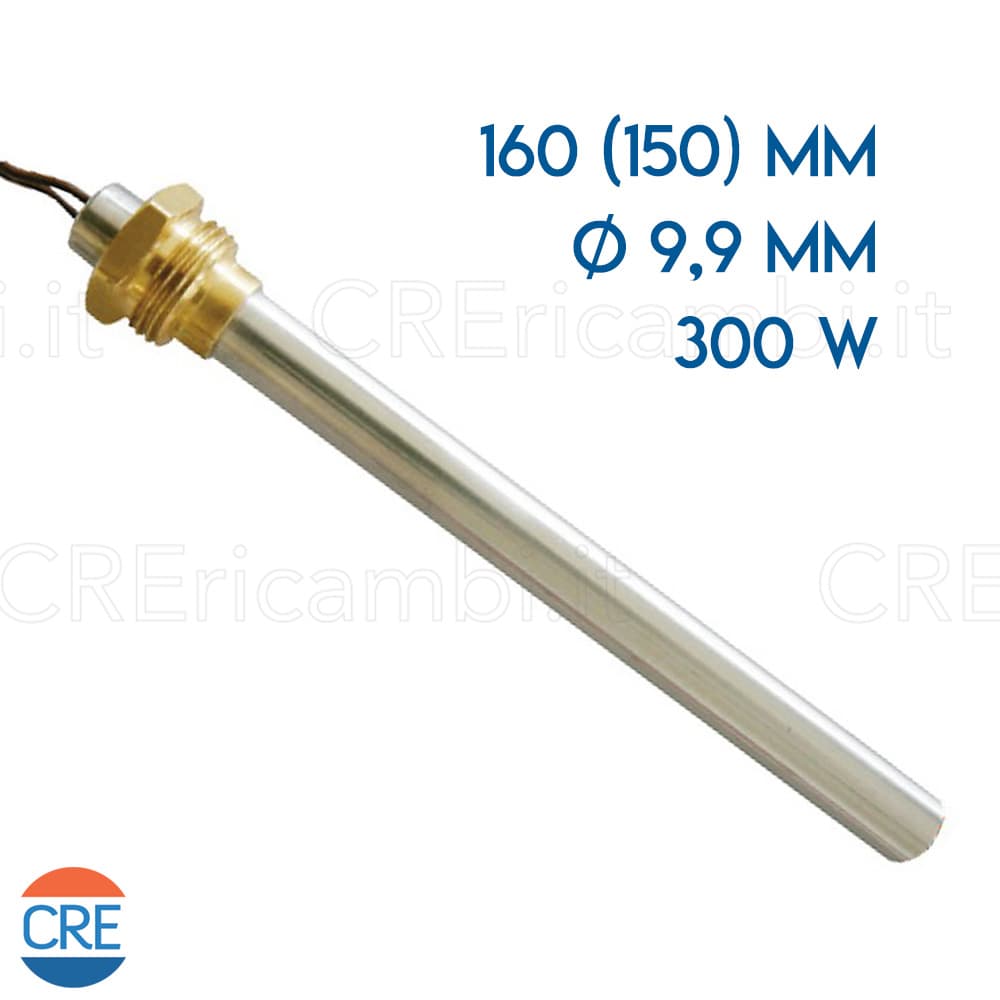 Resistenza accensione 160mm 300W per Stufa Pellet Ungaro, Vibrok, Lincar - 2