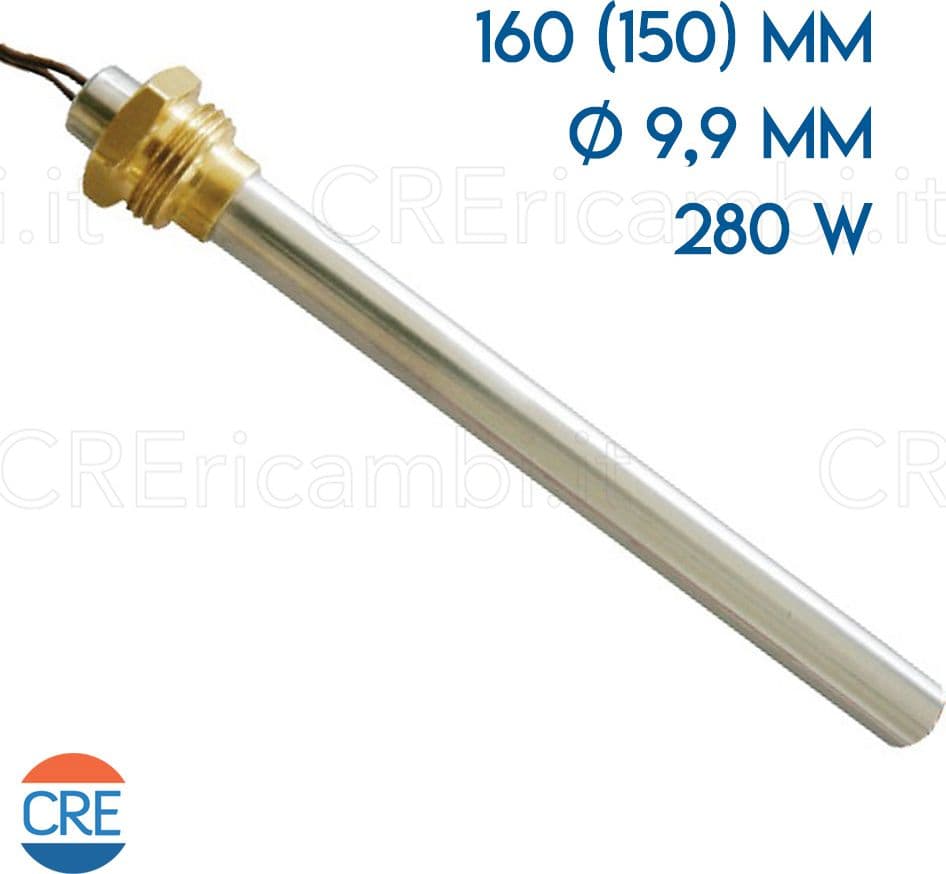 Resistenza Accensione 149 mm, 280W per Stufa Pellet Deville, Lincar, LMS, Ungaro, Vibrok – Stufe a Pellet – bianco