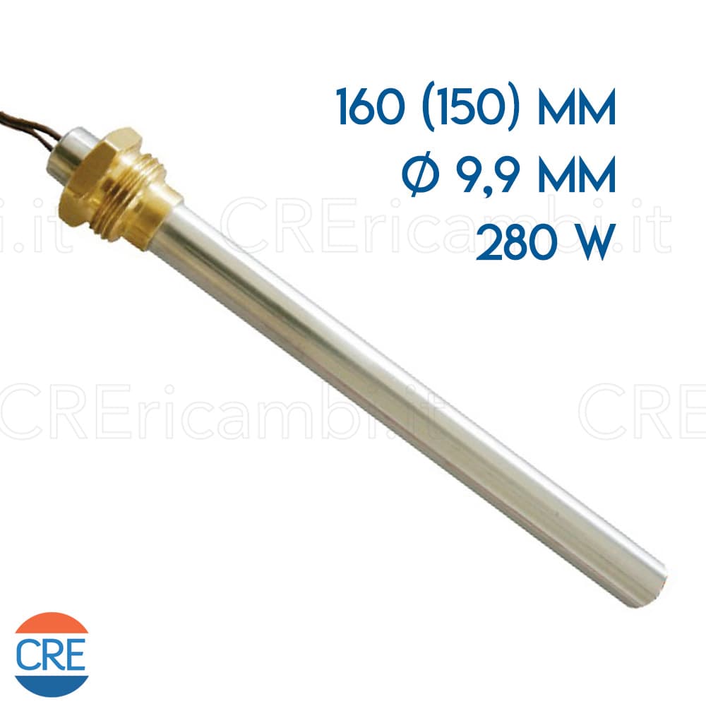 Resistenza Accensione 149 mm, 280W per Stufa Pellet Deville, Lincar, LMS, Ungaro, Vibrok - 2