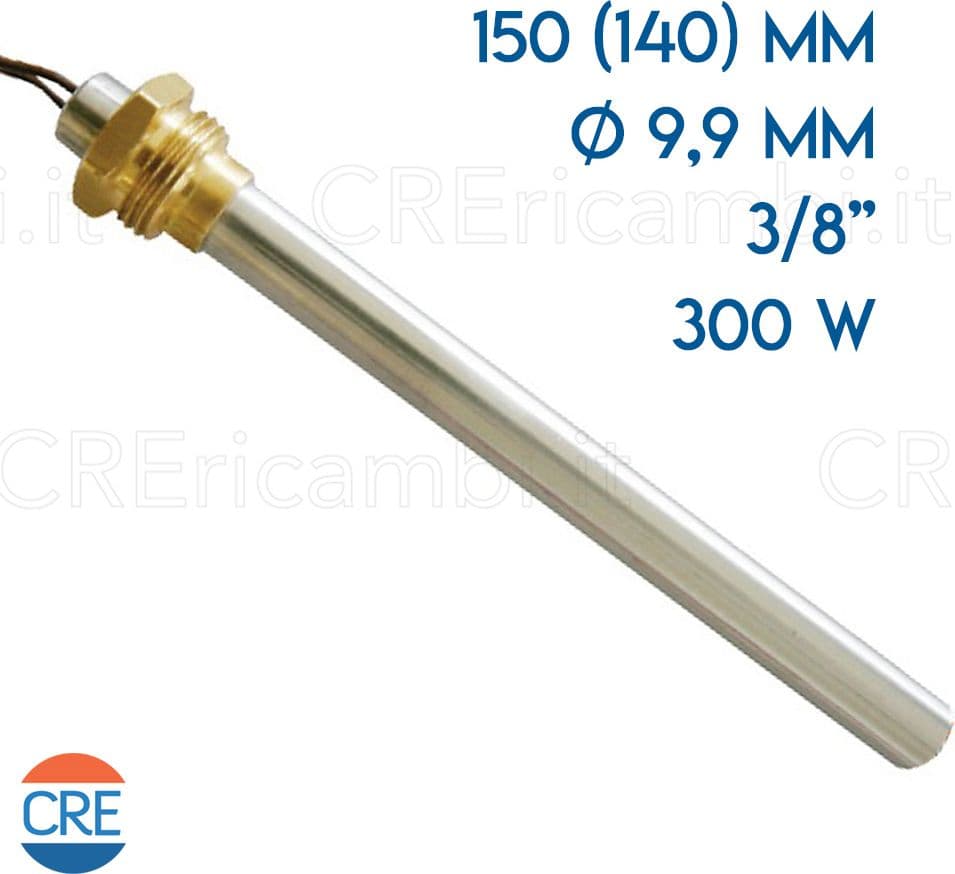 Resistenza Accensione 140mm 300W per Stufa Pellet – Stufe a Pellet – dorato