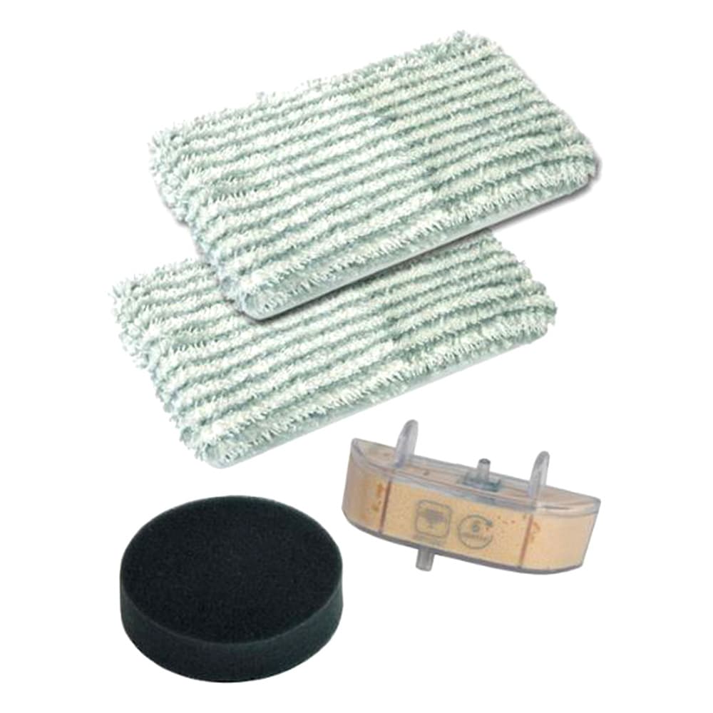 Kit con 2 panni, 1 filtro e 1 cartuccia anticalcare per Clean&Steam Rowenta - 2