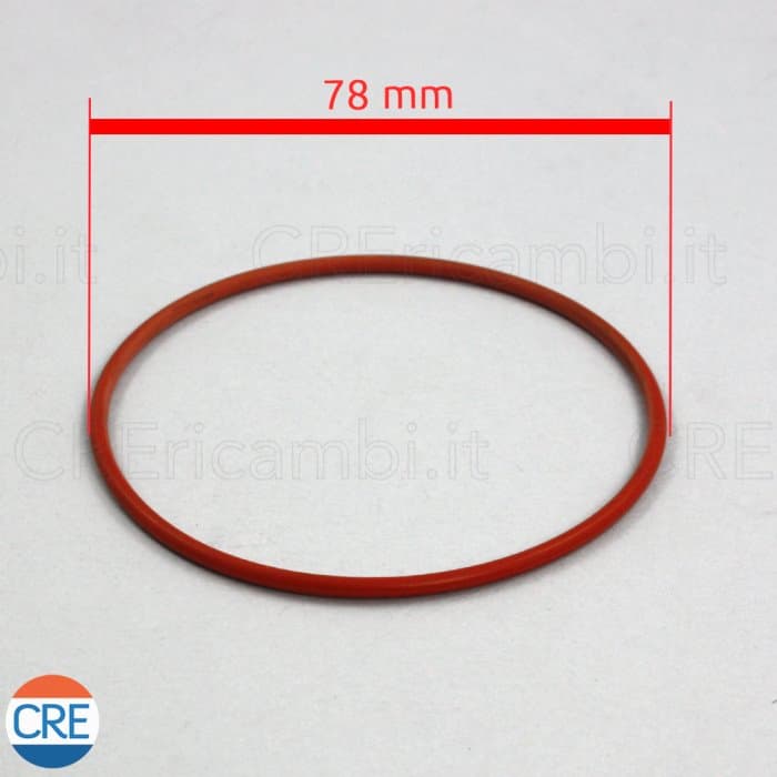 Guarnizione Silicone Rossa OR74,3X2,62 per 04005 Silvano - 2