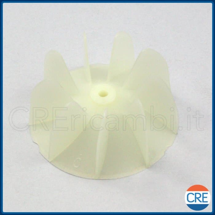 Ventola Bianca 59mm per Phon Parlux Ardent, Superturbo, 1300, 1800, 2800, 3000, 3200, 3500, 3800 - 2