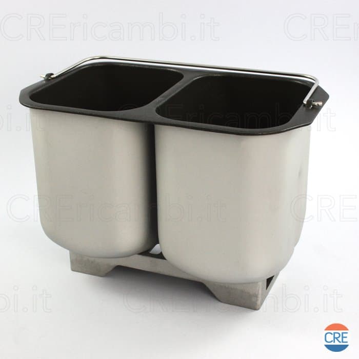 Vasca Smaltata Doppia per Macchina Pane 152000 - 2