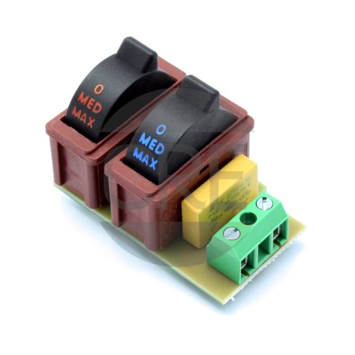 Scheda Interruttori Blu e Rosso 0-I-II per Phon Alyon, Advance - 2