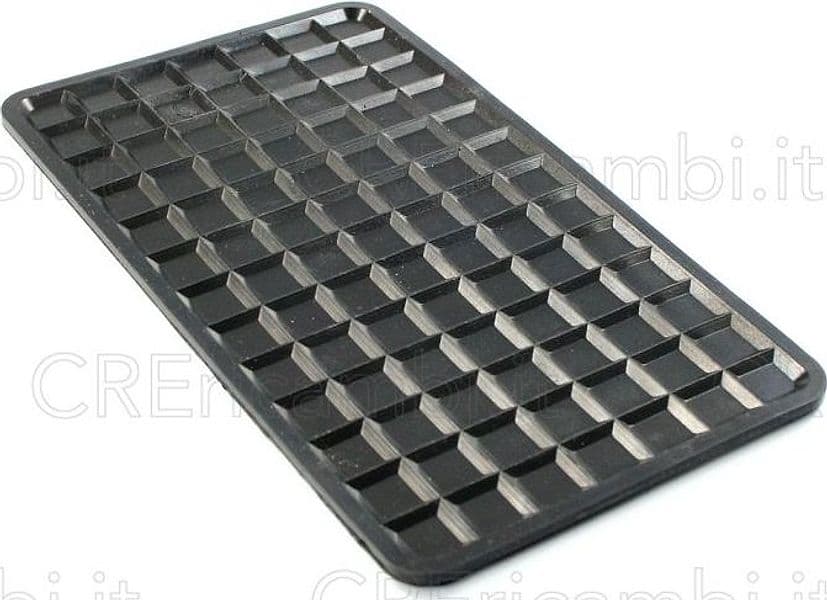 Tappetino Poggiaferro in Gomma, 24 x 13.5 cm, Nero – Bieffe Farinelli – letto