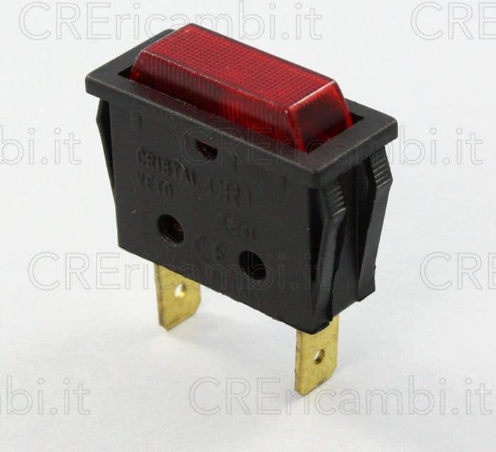 Spia Luminosa Rossa 33x11 mm – Bieffe Farinelli – rosso