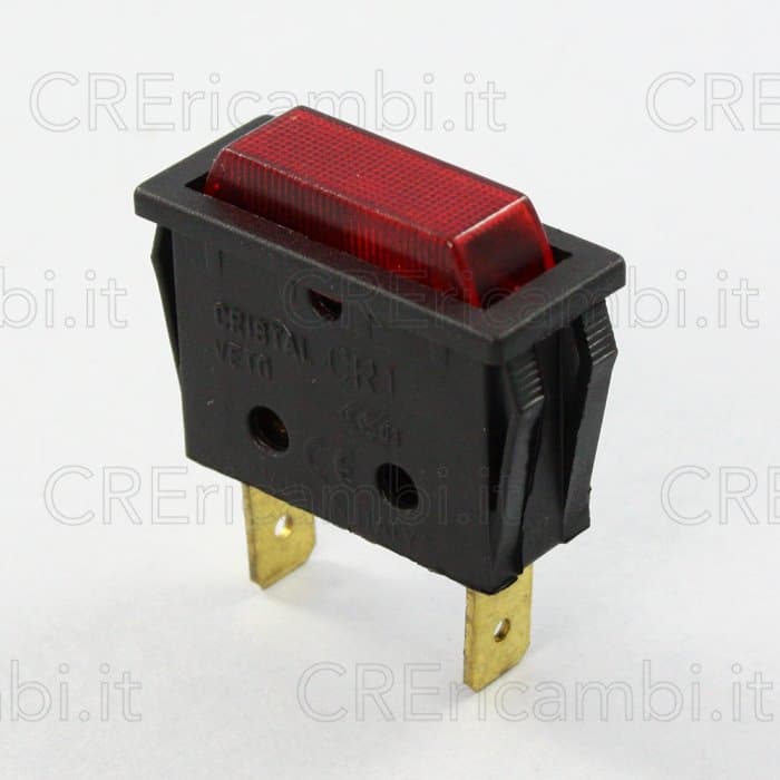Spia Luminosa Rossa 33x11 mm - 2