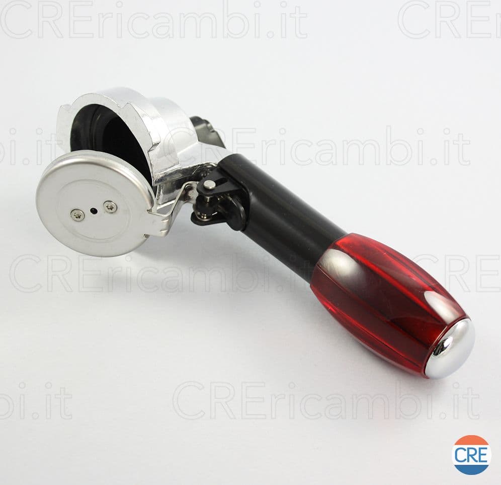 Portacapsule Alluminio Rosso Trasparente per Mokona Trio CF40, CF41 - 2