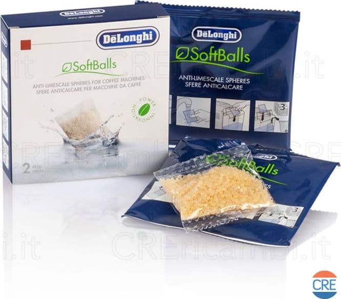 Sfere Prevenzione Calcare SoftBalls DLSC551 per Macchina da Caffè – De Longhi – tessuto