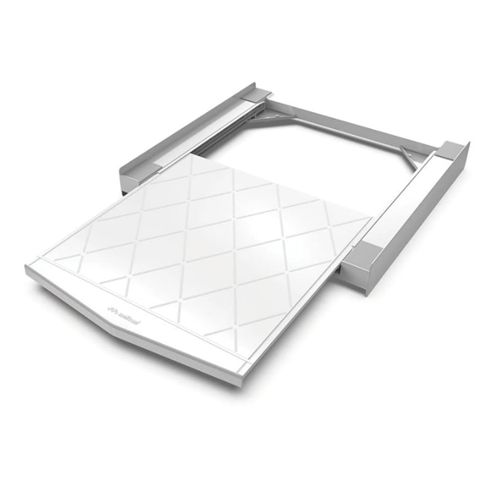 Meliconi Torre Square L60, Kit Sovrapposizione Universale con Ripiano Estraibile - 2