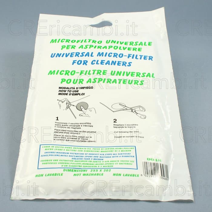 Microfiltro Universale Uscita Aria per Aspirapolvere - 2