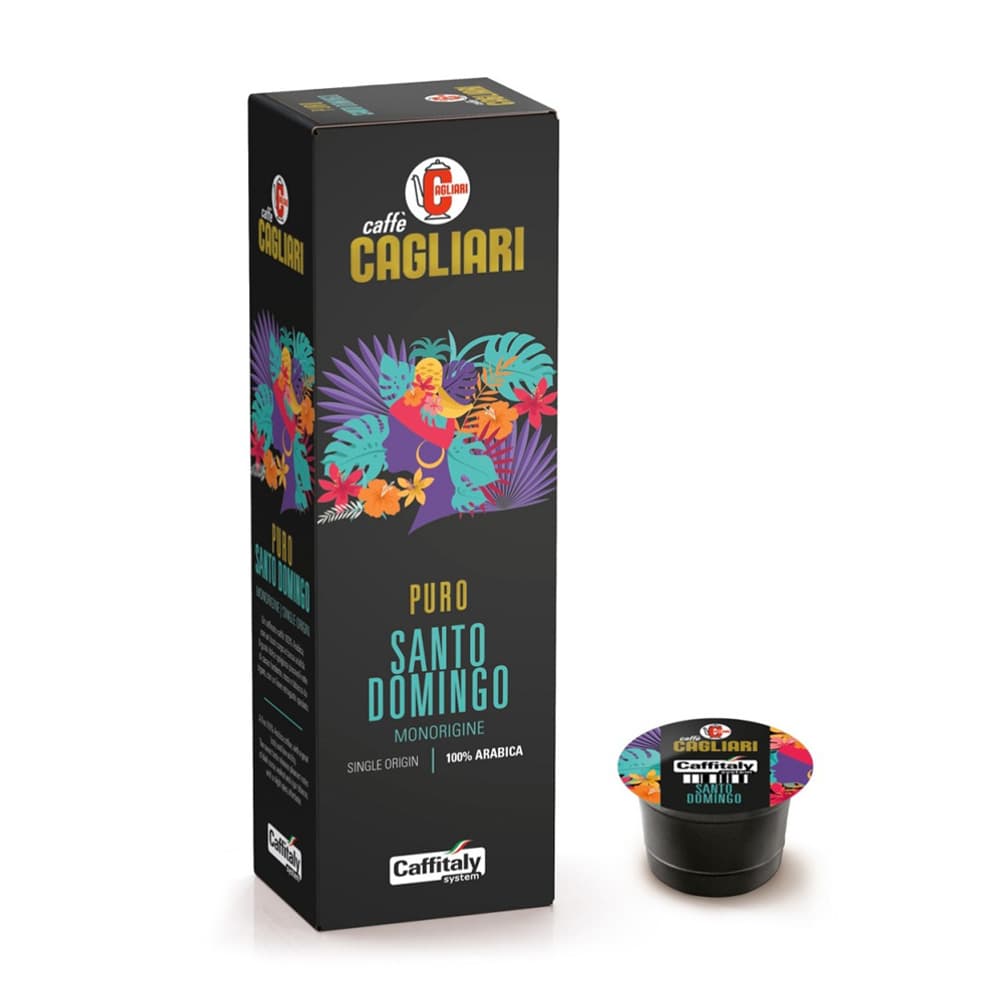 Caffè Santo Domingo, 10 Capsule Monorigine Cagliari per Caffitaly System - 2