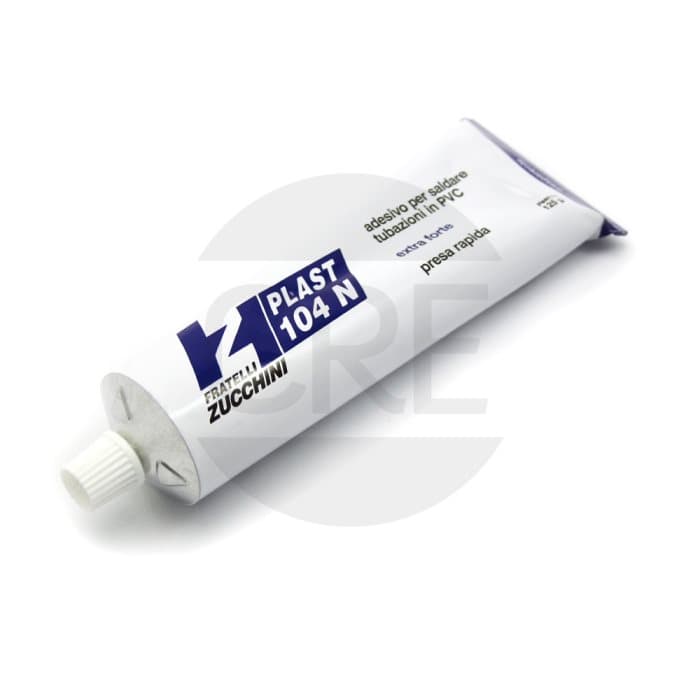Adesivo per Tubazioni PVC Extra Forte in Tubetto, 125g, PLAST 104 N - 2
